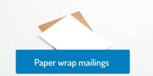 Paper wrap mailings